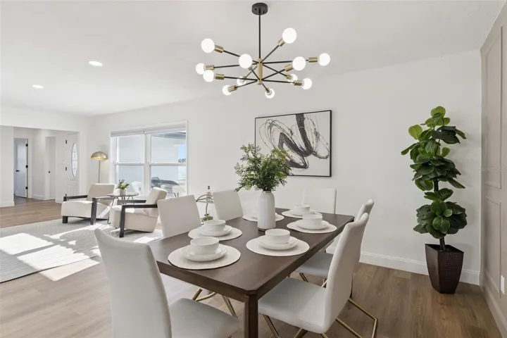 Living and Dining Room combo