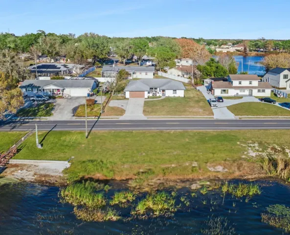 Welcome to a lakefront home with lake access