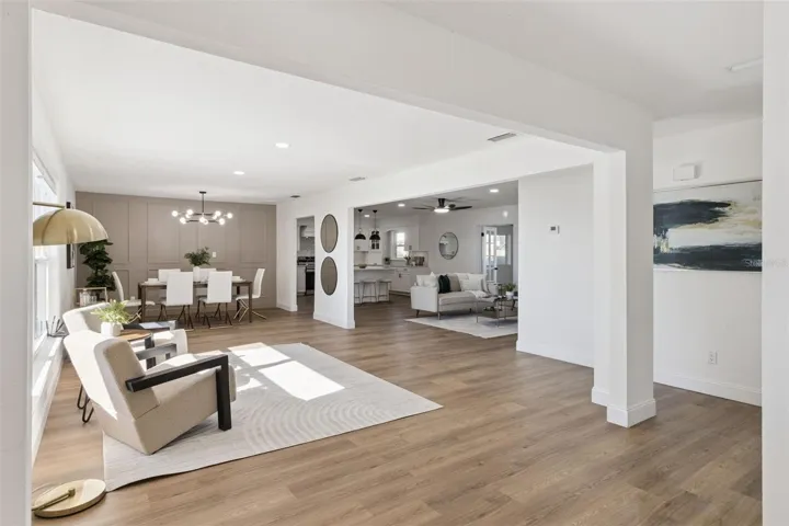 Living and Dining Room combo