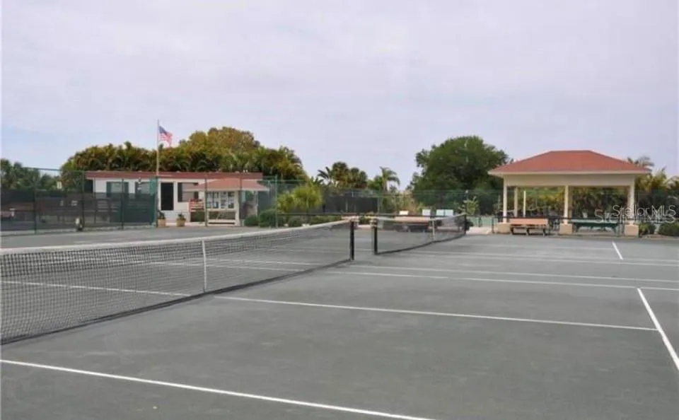 Tennis courts at the Country Club