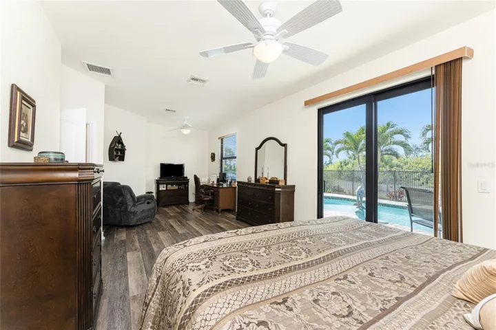 Plenty of room for a king size bed!