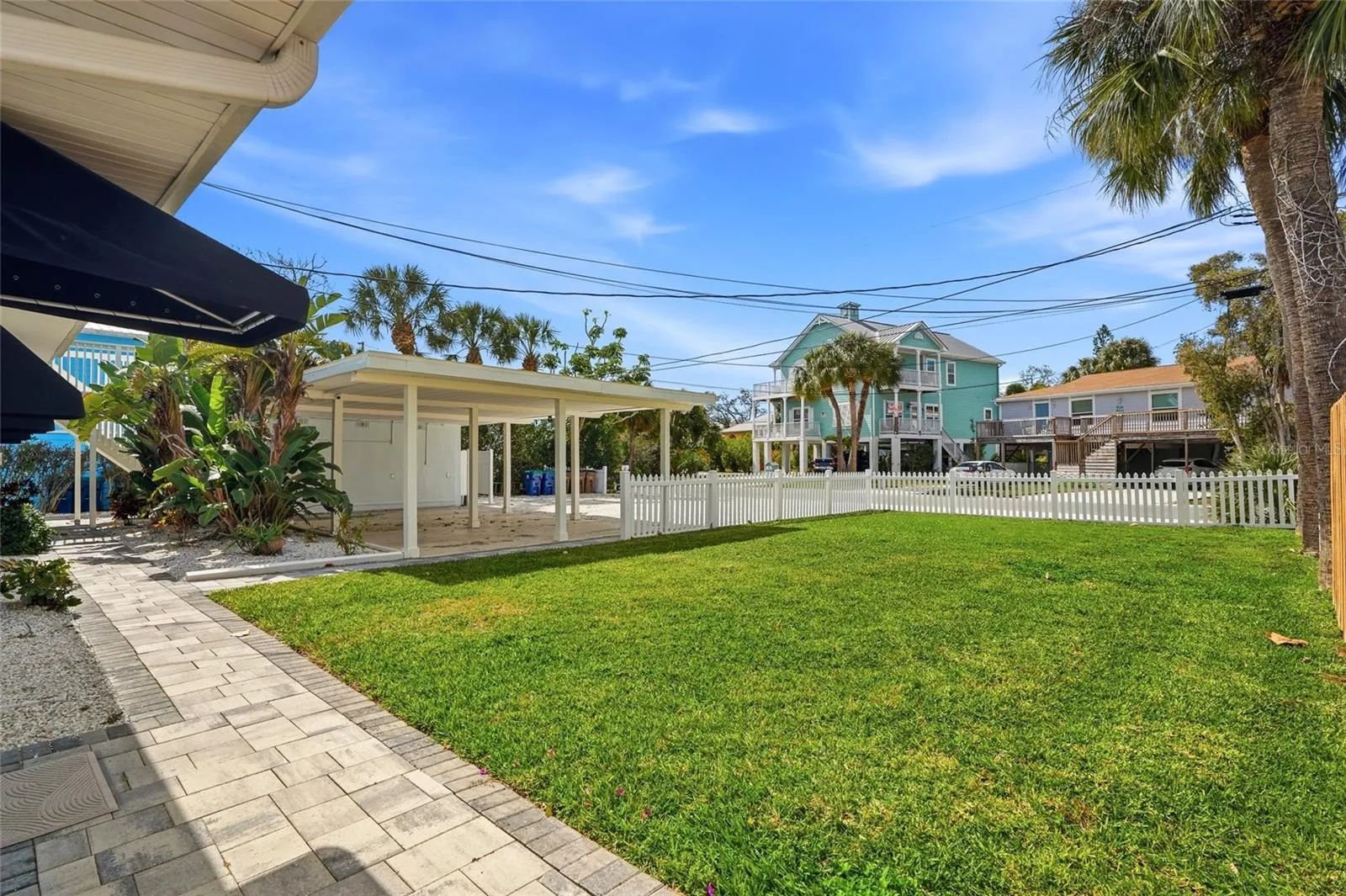 Front Yard in front of Unit 1