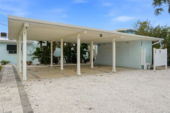 Outdoor Shower, Storage & Laundry Room