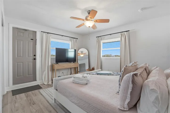 Unit 3 Bedroom 1 & Exit to Balcony