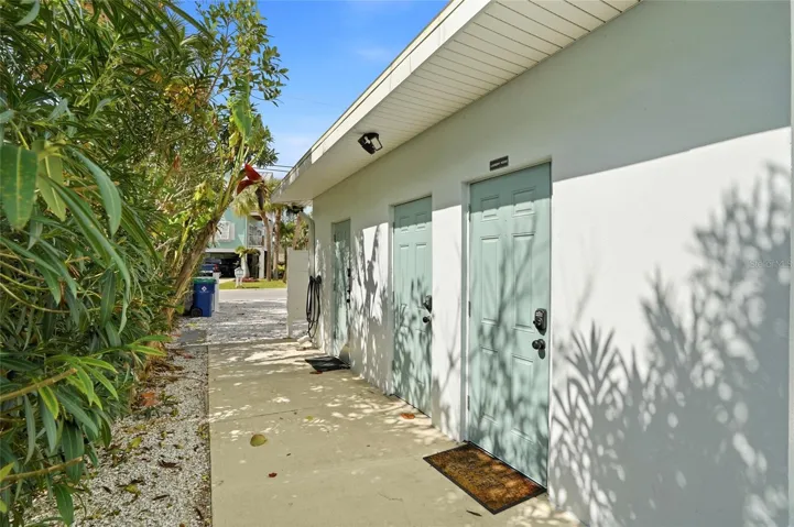 Front Yard in front of Unit 1