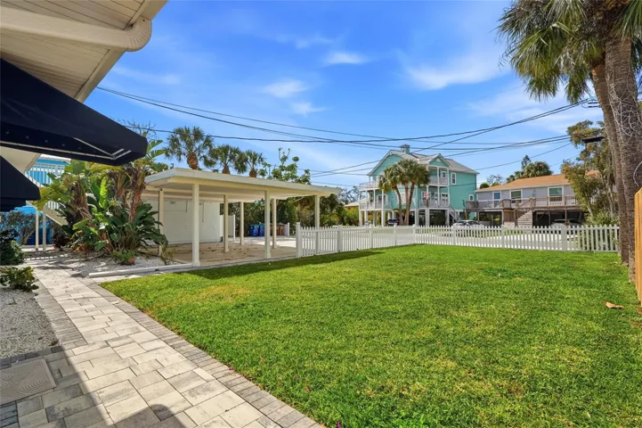 Front Yard in front of Unit 1