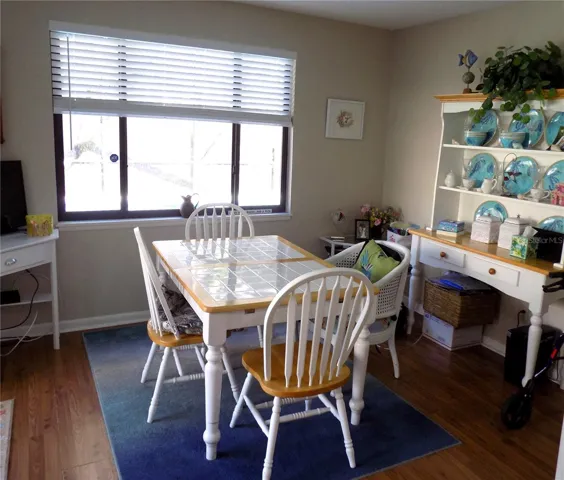 Casual dining area off kitchen