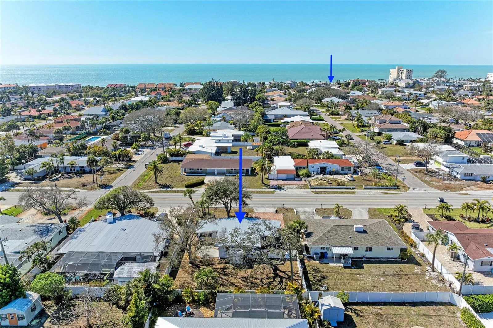 Home and private beach access
