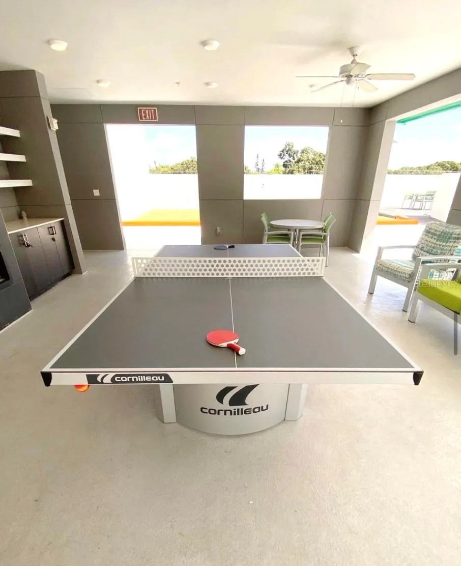 Ping Pong By The Pool