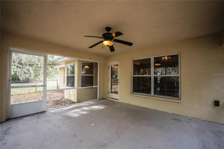 Screened porch