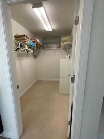 Master walk-in closet