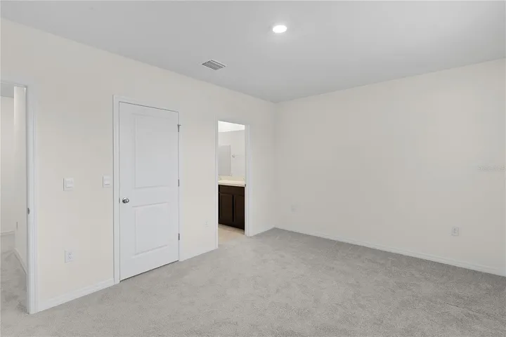 Master Bedroom with ample room to fit a king bed