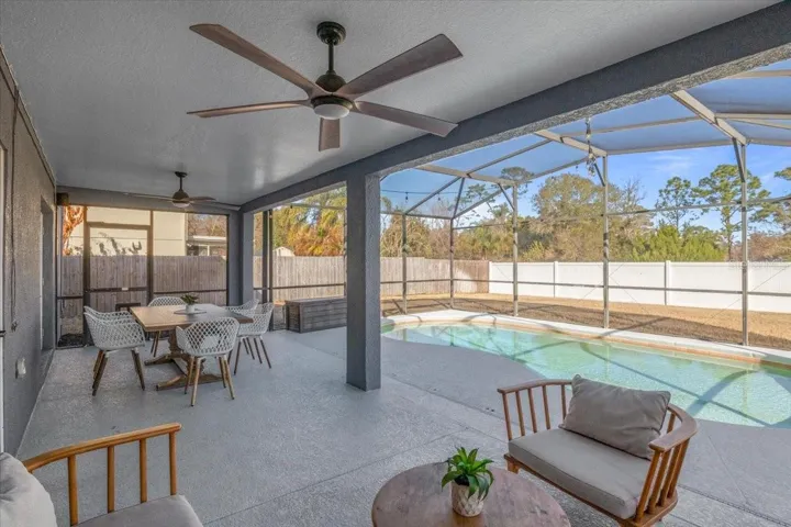 Pool Area with view of yard