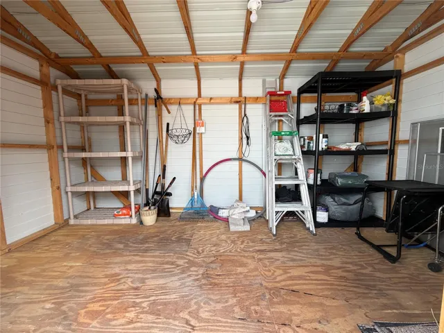 INSIDE SHED