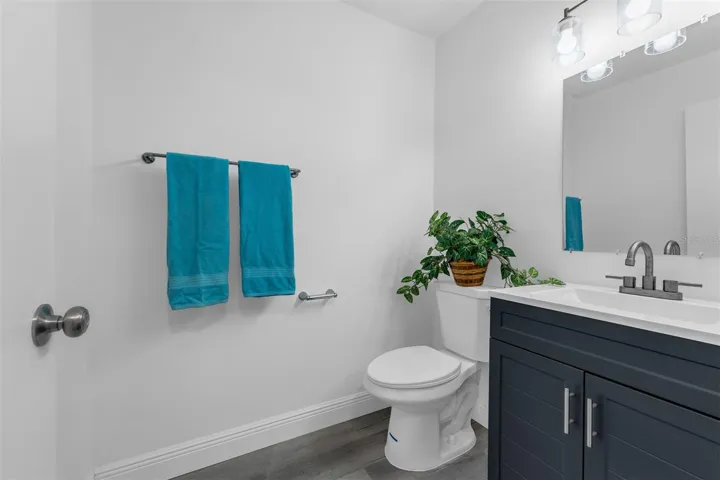 Downstairs half bath