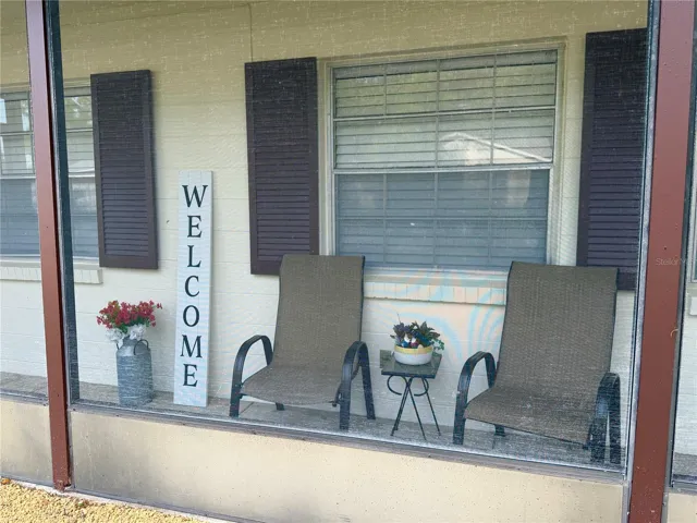 A place to relax and watch the neighborhood happenings.