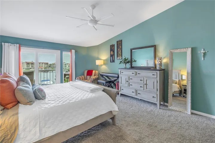 primary bedroom with terrace