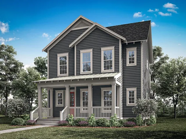 Island Village - Heron Floorplan - Coastal Elevation - Architect's Rendering