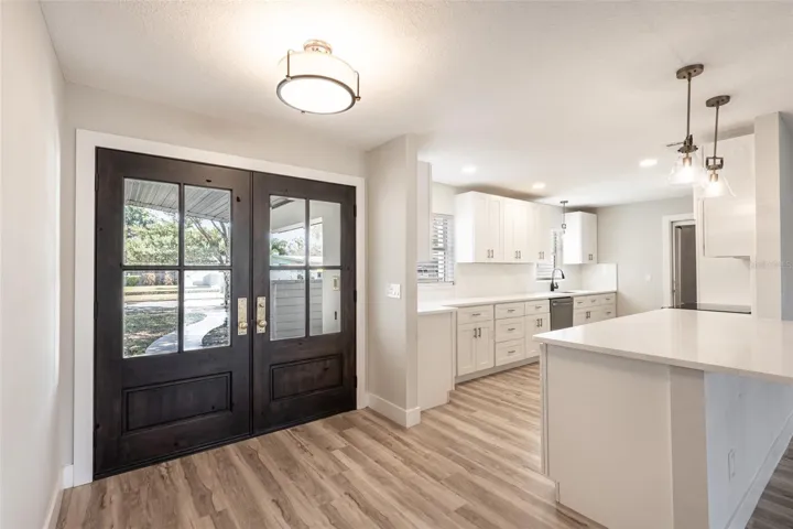 Entry way & Kitchen