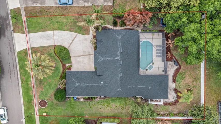 Overhead Drone shot