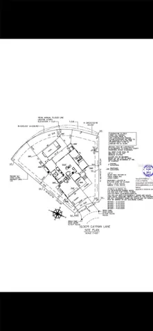 Site plan of 16309 Cayman Ln