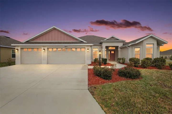 Twilight Front Elevation