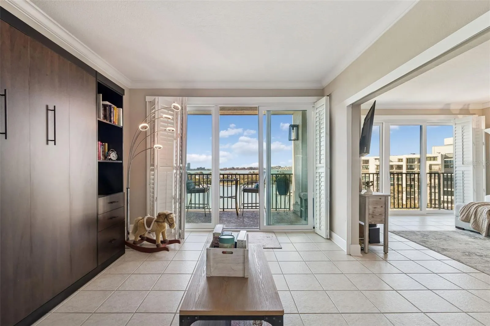 Flexible space for guest bedroom or office or 2nd living area. Beautiful water views!