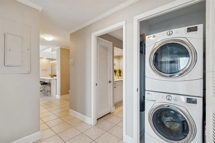 Convenient Hall Laundry Closet