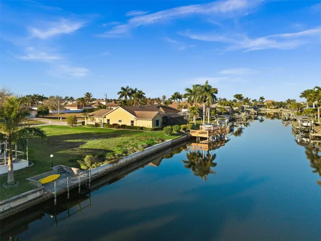 Scenic waterway views