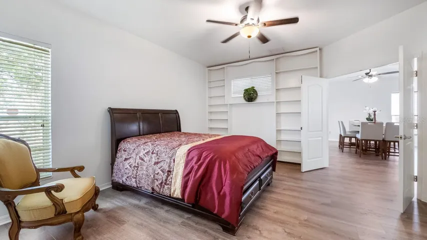 Primary Bedroom With Shelving