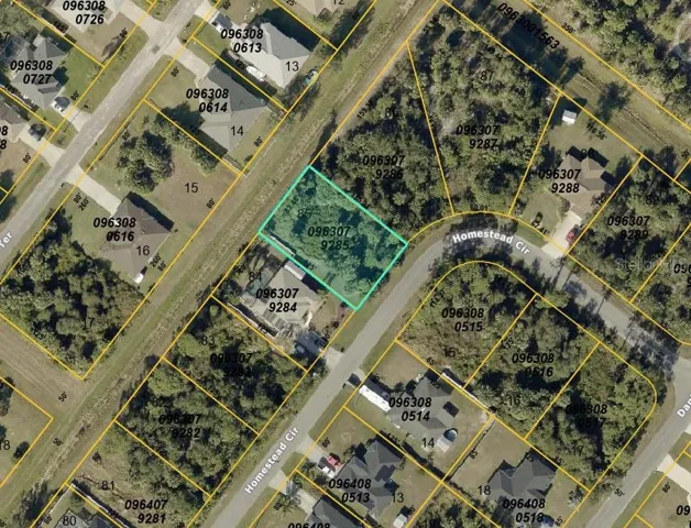 County map of lot