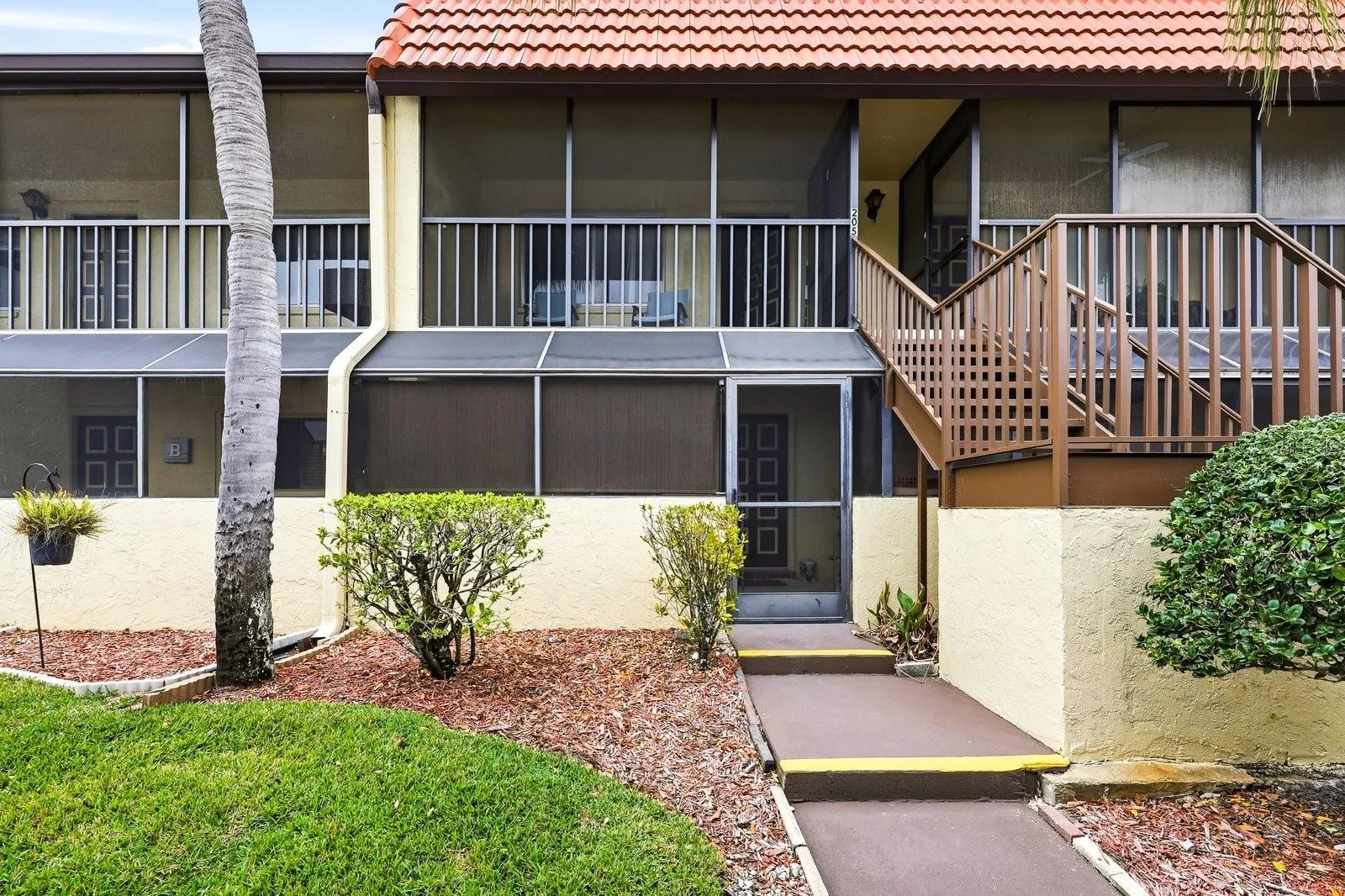 First Floor Unit with Screened Front Porch