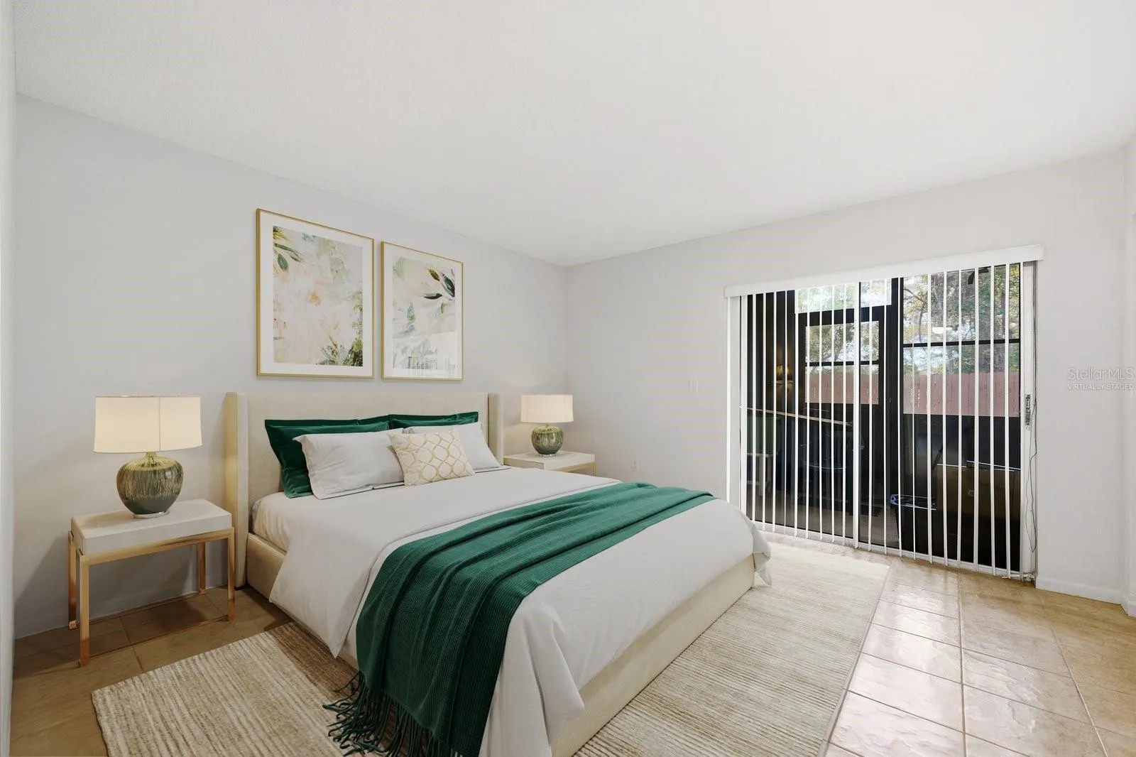 Virtually Staged Bedroom