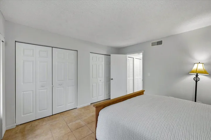 Double Closets in Bedroom