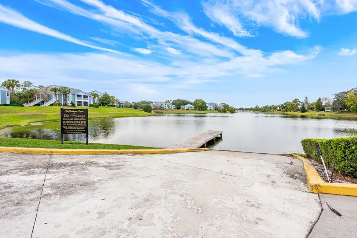 Community boat ramp.