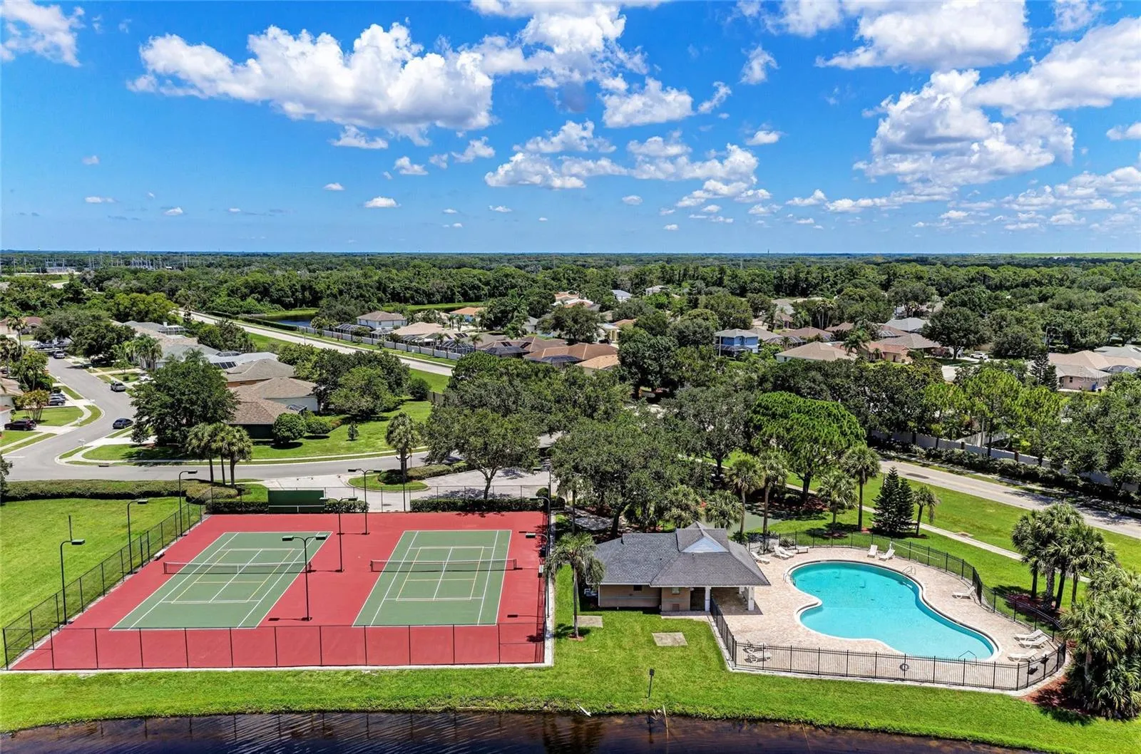Community Pool and Tennis Courts