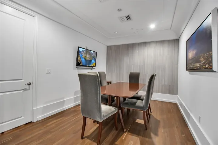 One of two conference rooms