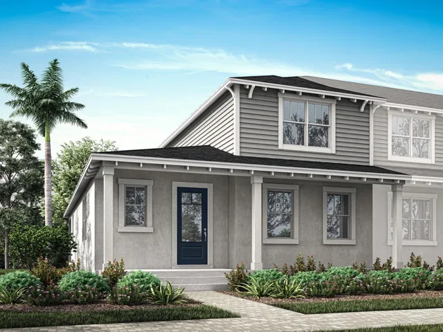 Hickory Grove - Sofia Floorplan - Coastal Elevation - Architect's Rendering