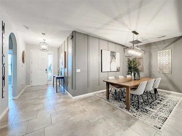 Foyer and Dining area