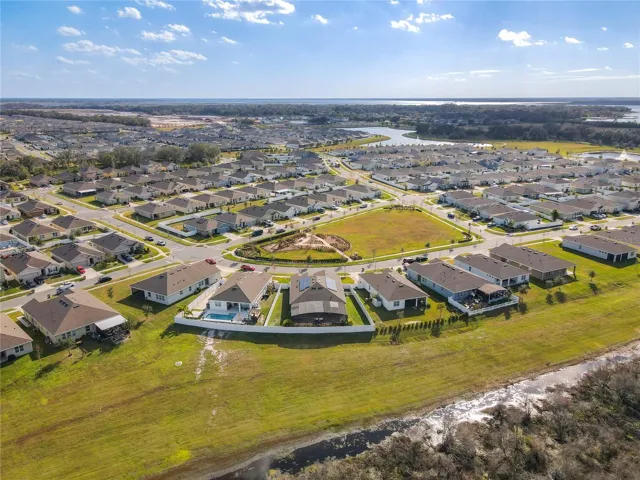 Conservation premium lot with open field and park in the front.
