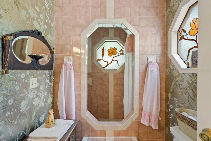 Large private shower