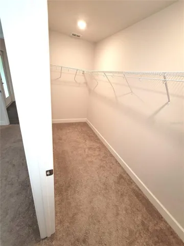 Bedroom 2 has huge walk-in closet