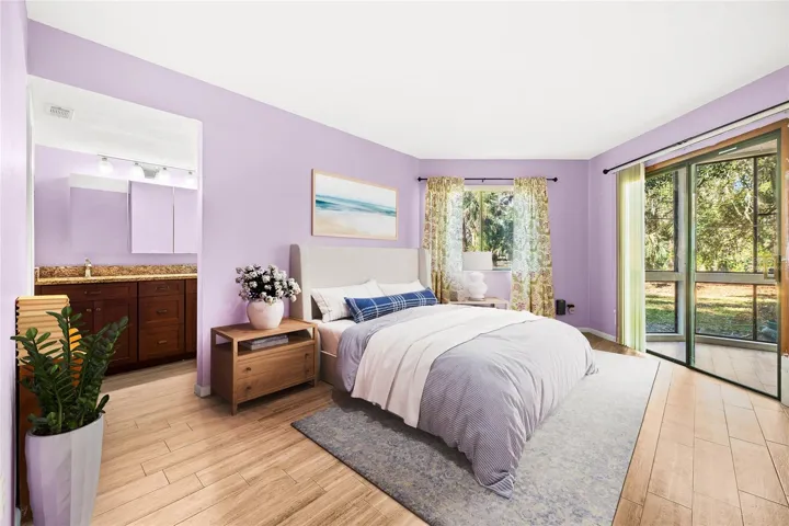 Primary bedroom/Virtually staged