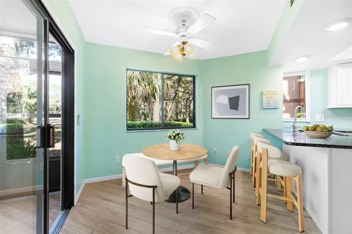 Breakfast nook/breakfast bar/Virtually staged