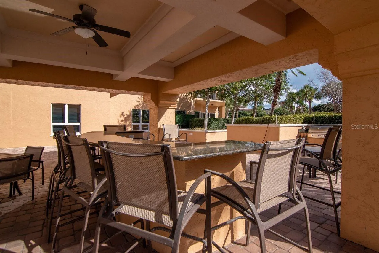 Castillo grill area