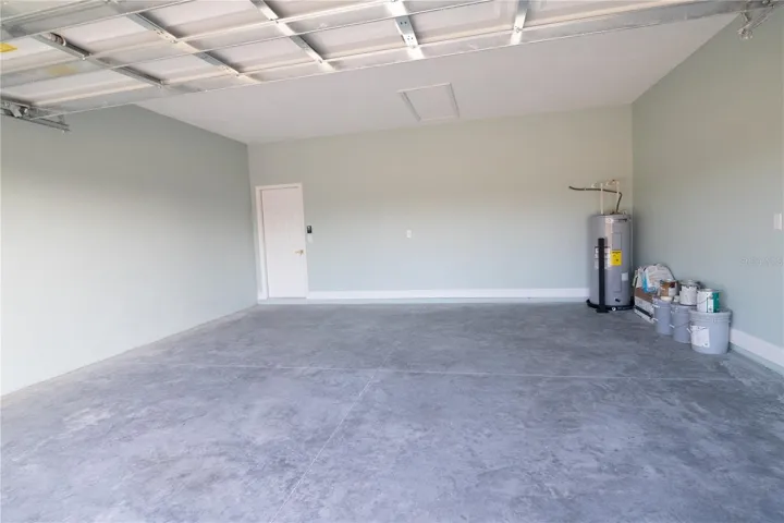 2 car garage with garage opener