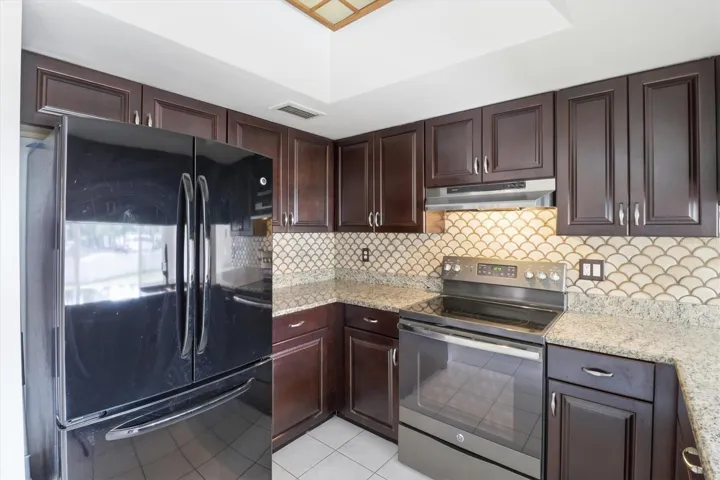 Kitchen with stainless appliances