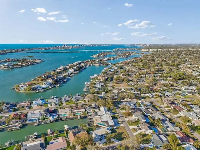 The bridge in the distance is the Clearwater Pass bridge out into the Gulf at Clearwater Beach...