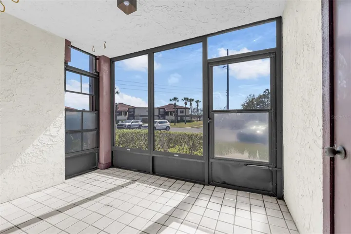 Enclosed patio