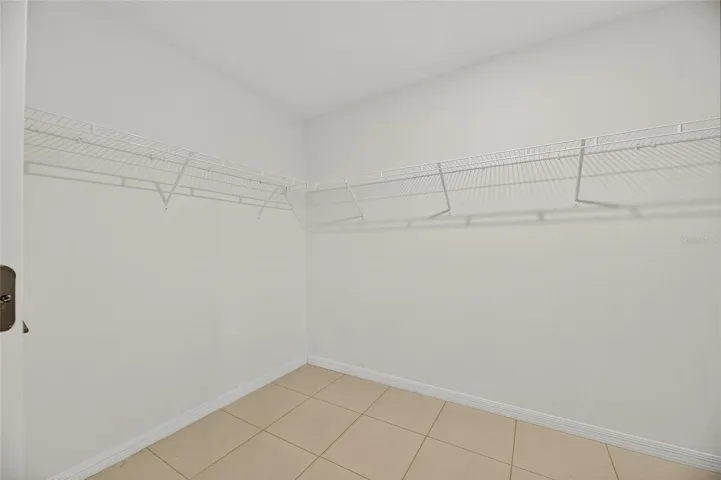 Large walk in closet